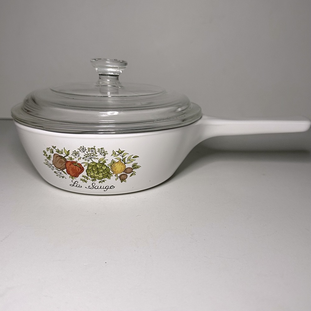 Vintage Corningware "La Sauge" Spice of Life P-81-B Saucepan with Lid - Picture 1 of 8